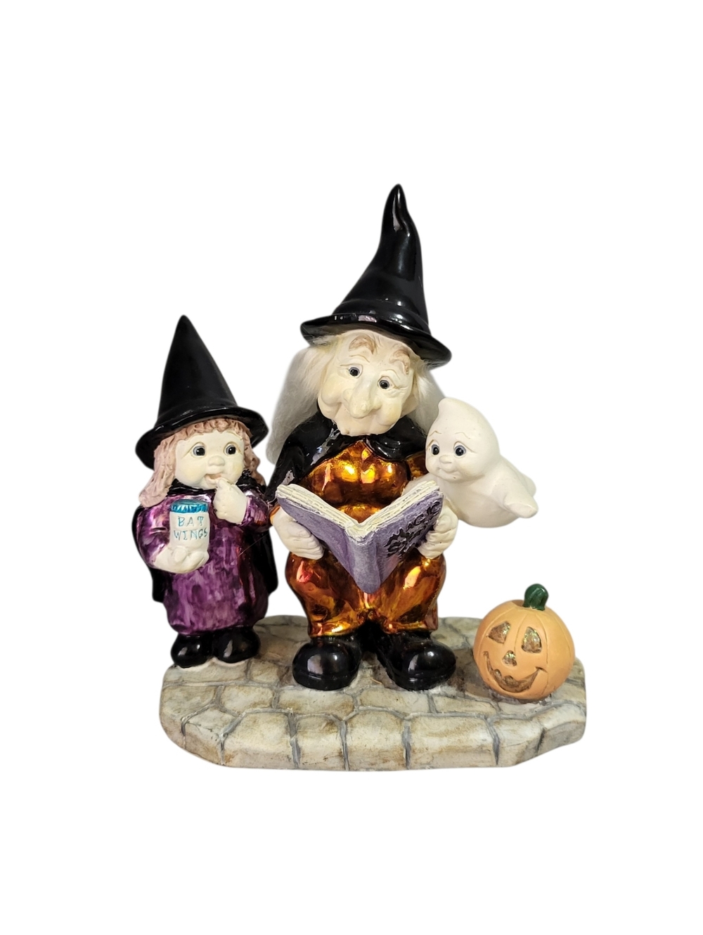 Dreamsicles Witchcraft Halloween Figurine Miralite Coll. Witches Ghost Pumpkin